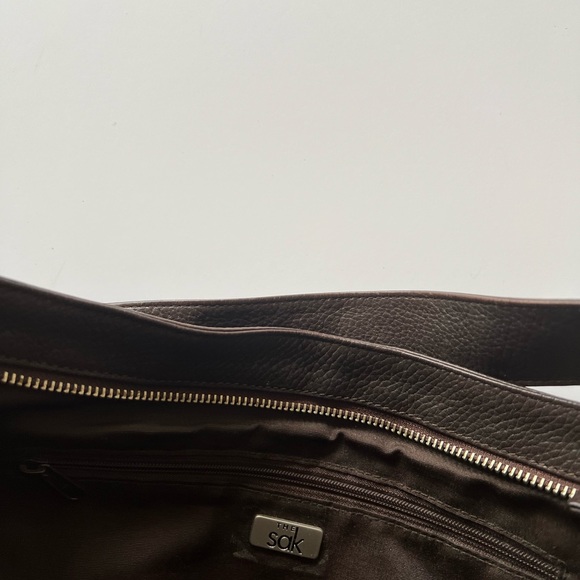 Gently used 100% leather The Sak dark brown purse. - Picture 3 of 3